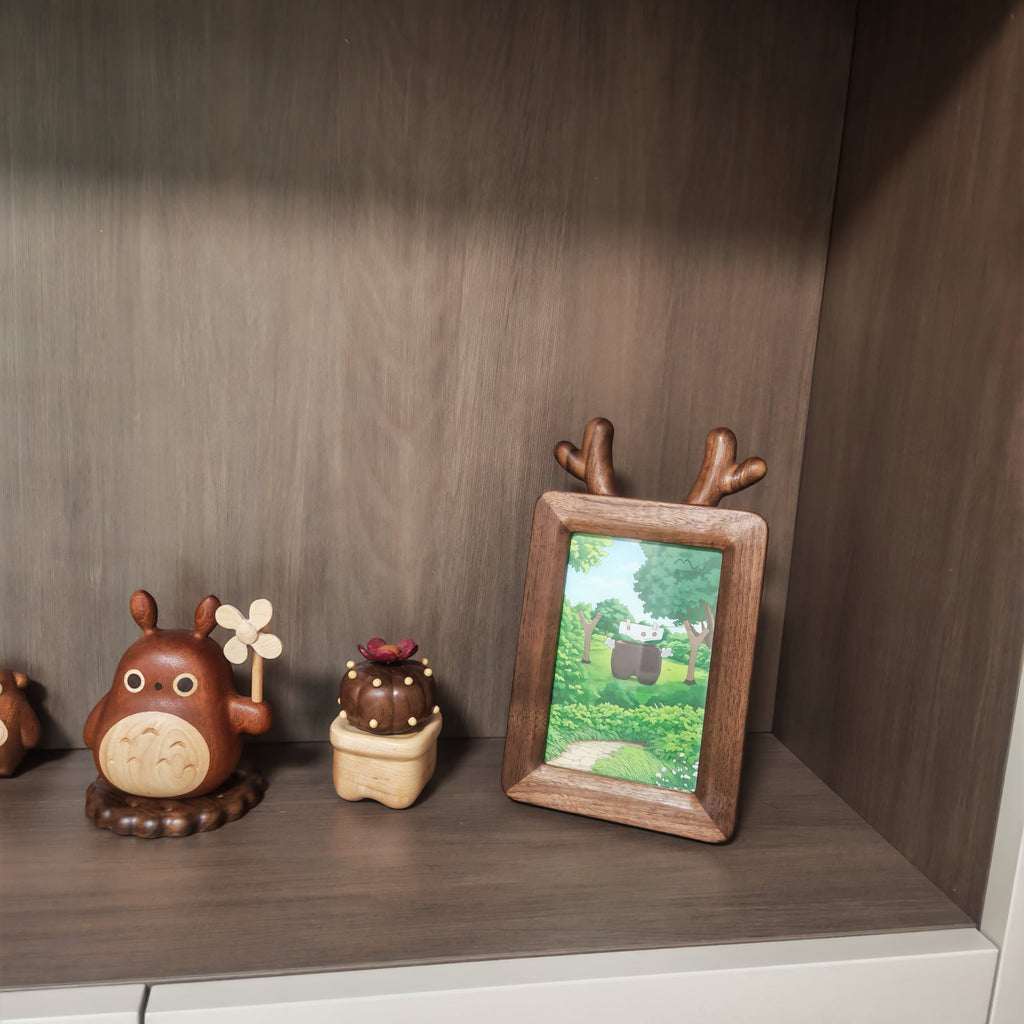 Antler Wooden Photo Frame