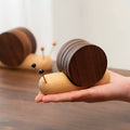 Snail Solid Wood Coasters