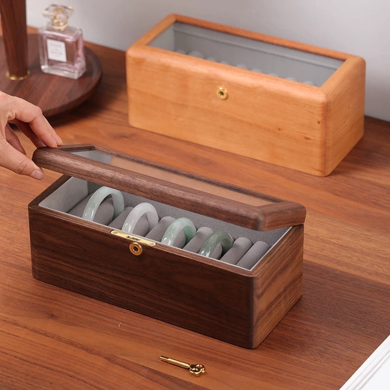 Mira Solid Wood Bangle Box