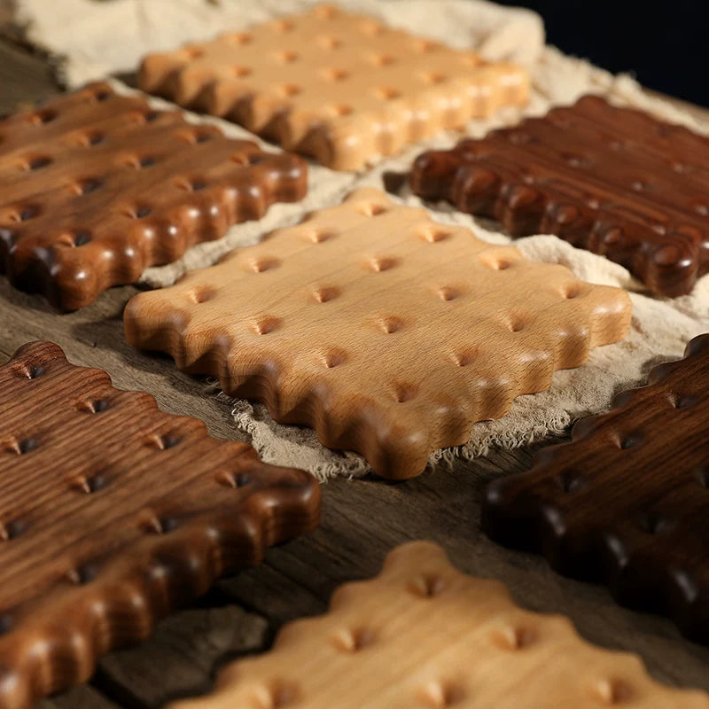 Cookie Solid Wood Trivet (Square)