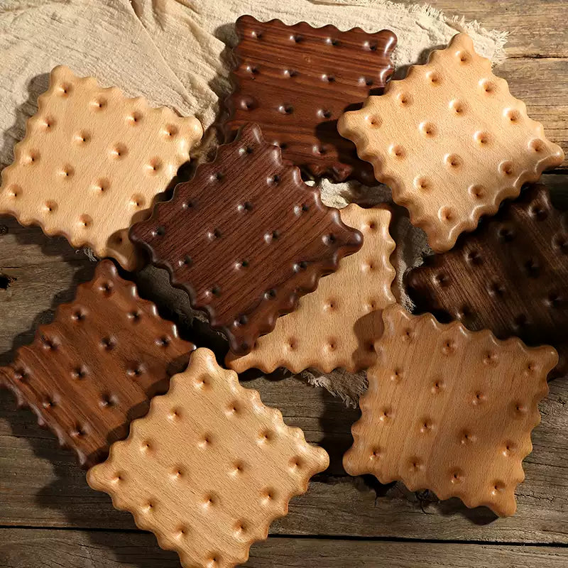 Cookie Solid Wood Trivet (Square)