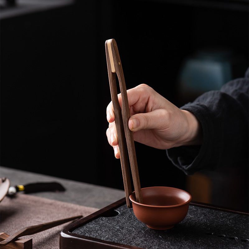 Kongfu Walnut Tea Ceremony Four-Piece Set