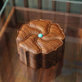 Blossom Retro Style Walnut Jewelry Box