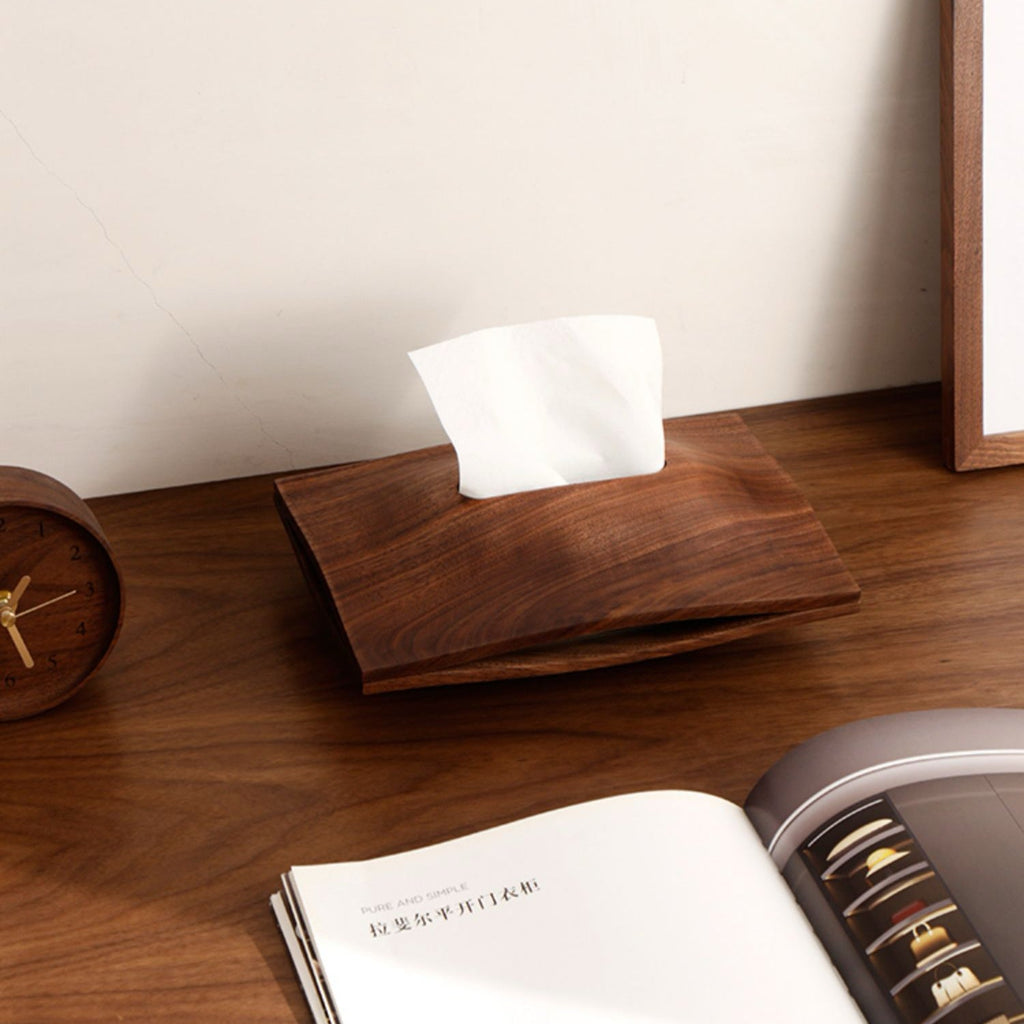 NatureLine Walnut Tissue Box