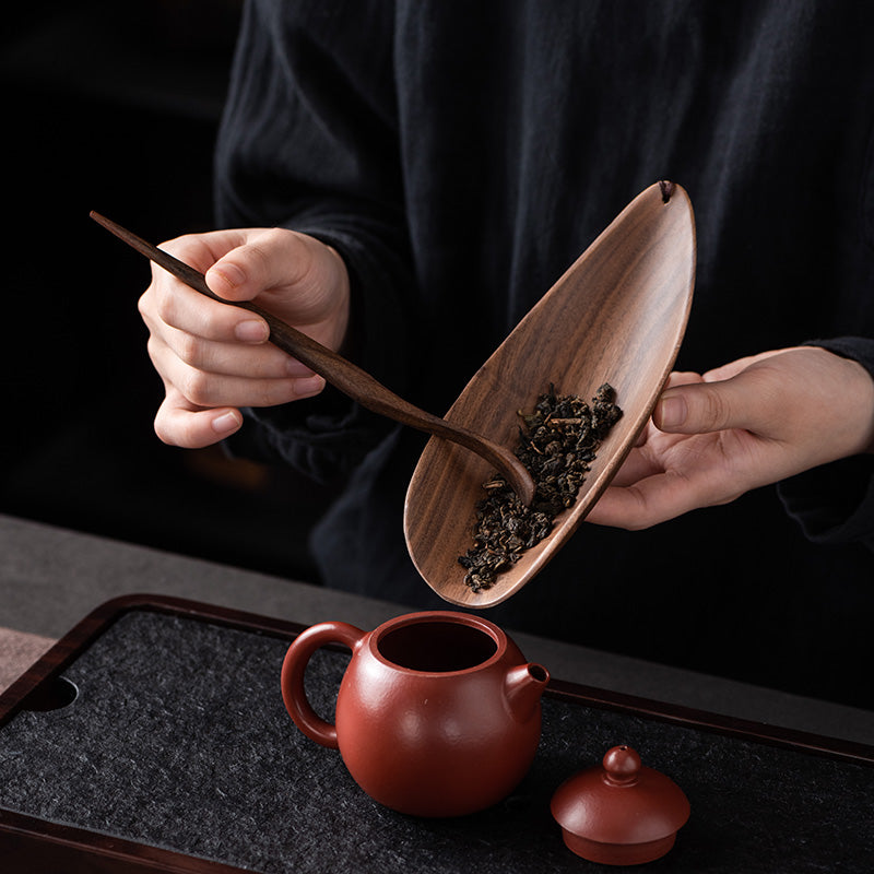 Kongfu Walnut Tea Ceremony Four-Piece Set
