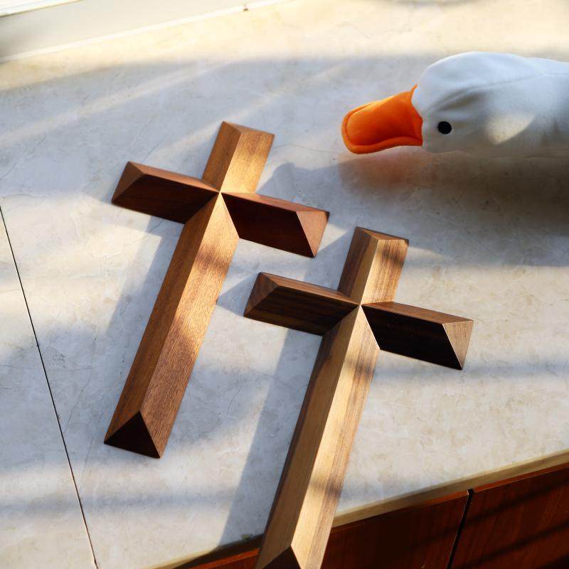 Amen Solid Wood Cross