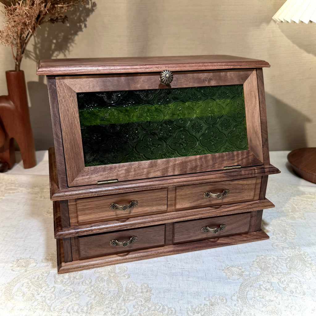 Boudoir Solid Wood Jewelry Cabinet Organizer