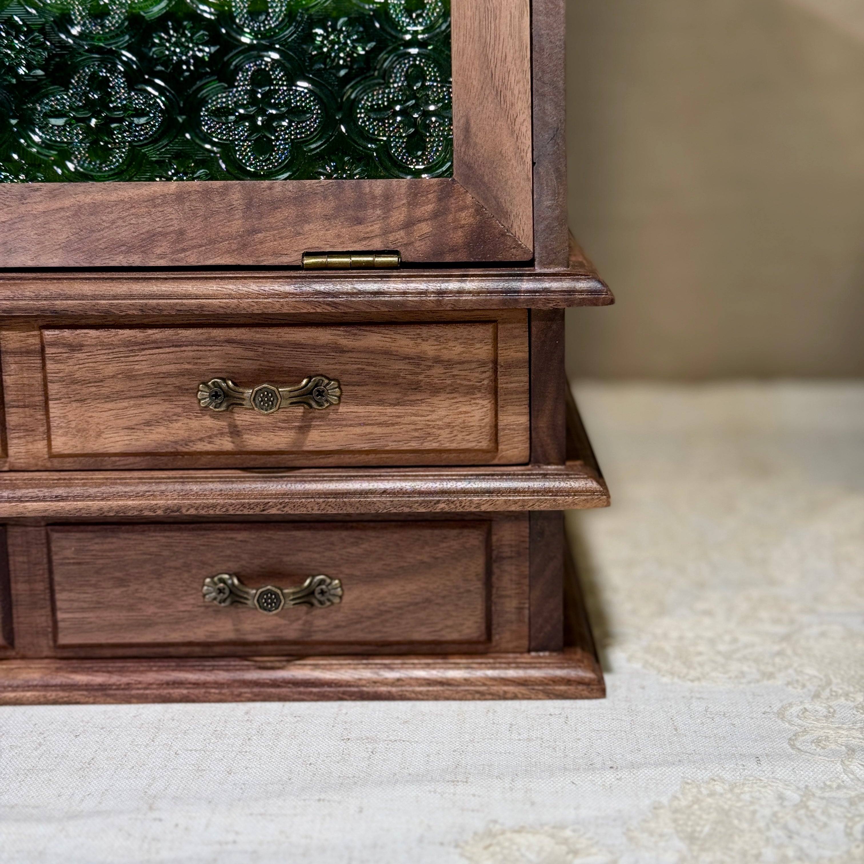Boudoir Solid Wood Jewelry Cabinet Organizer