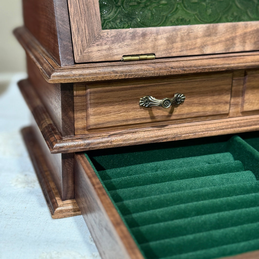 Boudoir Solid Wood Jewelry Cabinet Organizer