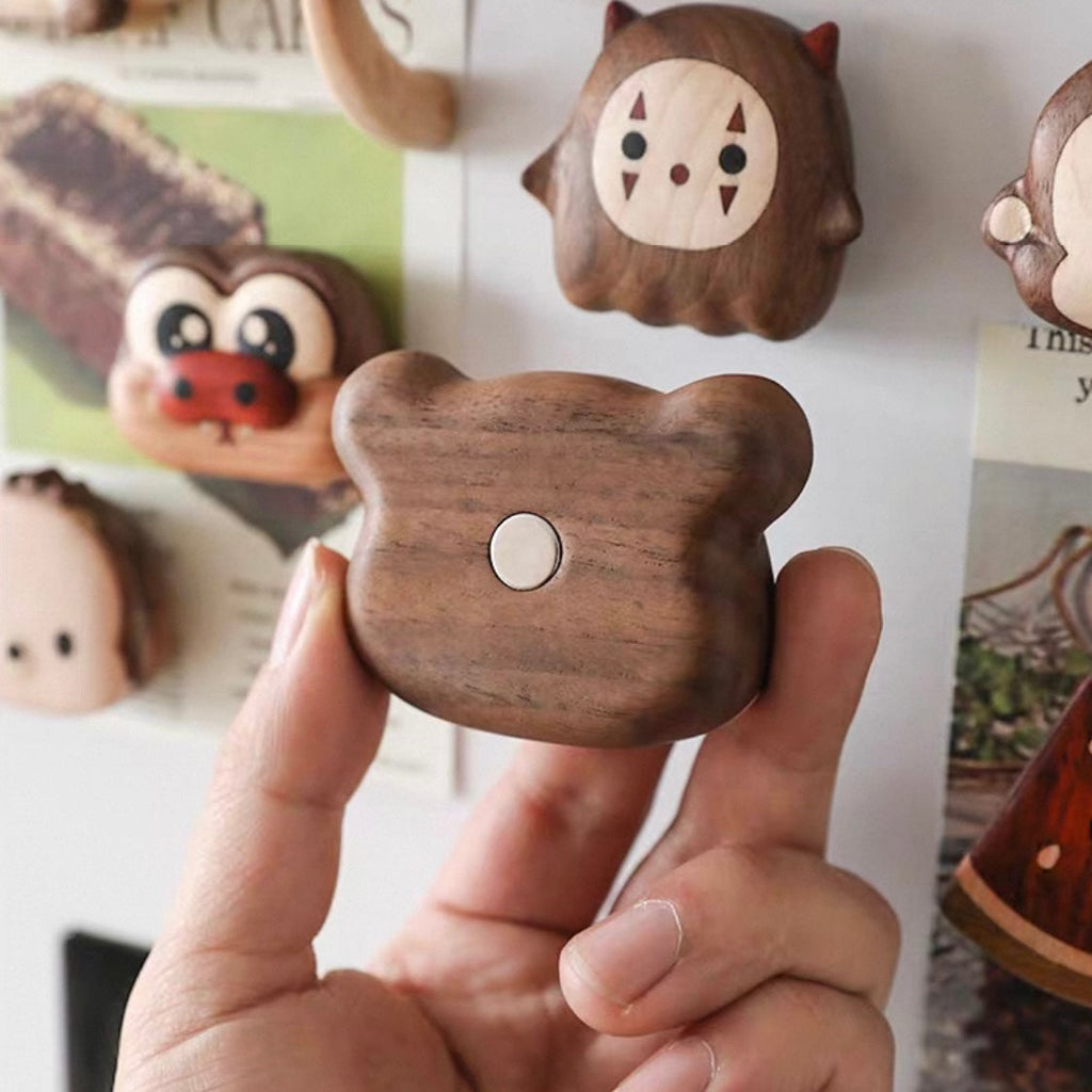 Magfun Animal Wooden Fridge Magnets