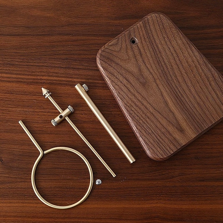 PurePour Walnut Pour-Over Coffee Dripper Stand