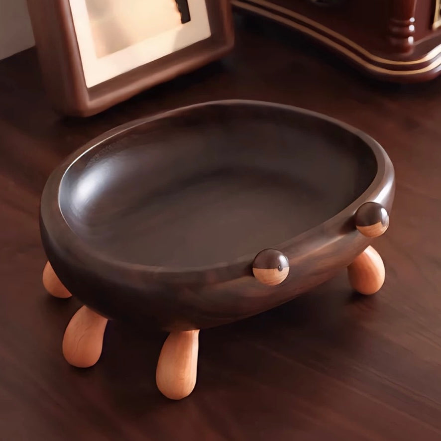Crab Walnut Catchall Tray