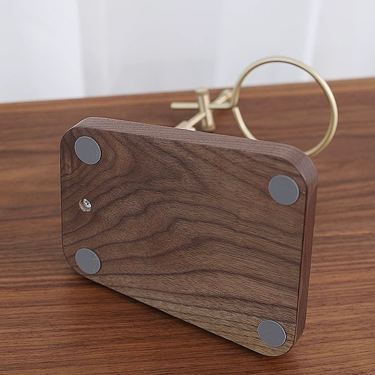 PurePour Walnut Pour-Over Coffee Dripper Stand