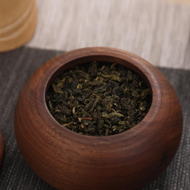 Teacan Walnut Tea Canister
