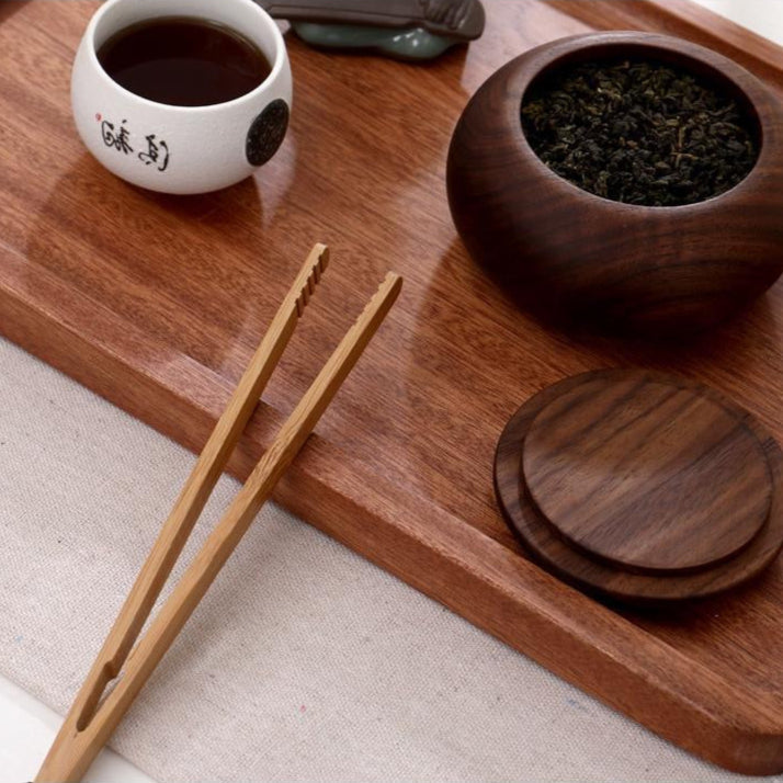 Teacan Walnut Tea Canister