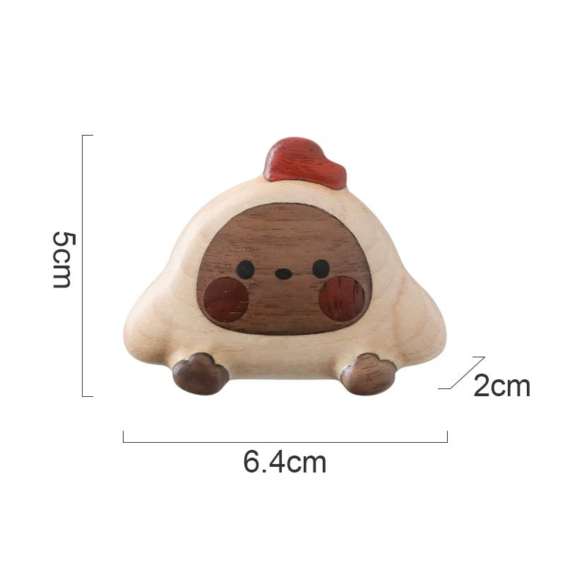 Magfun Animal Wooden Fridge Magnets