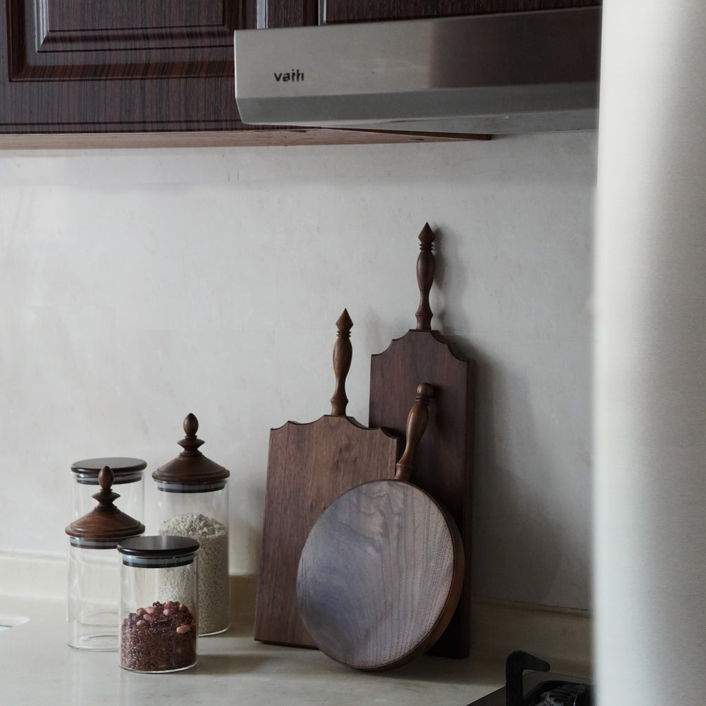 Feast Retro Style Walnut Serving Board