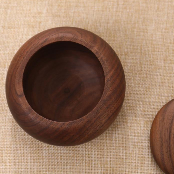 Teacan Walnut Tea Canister