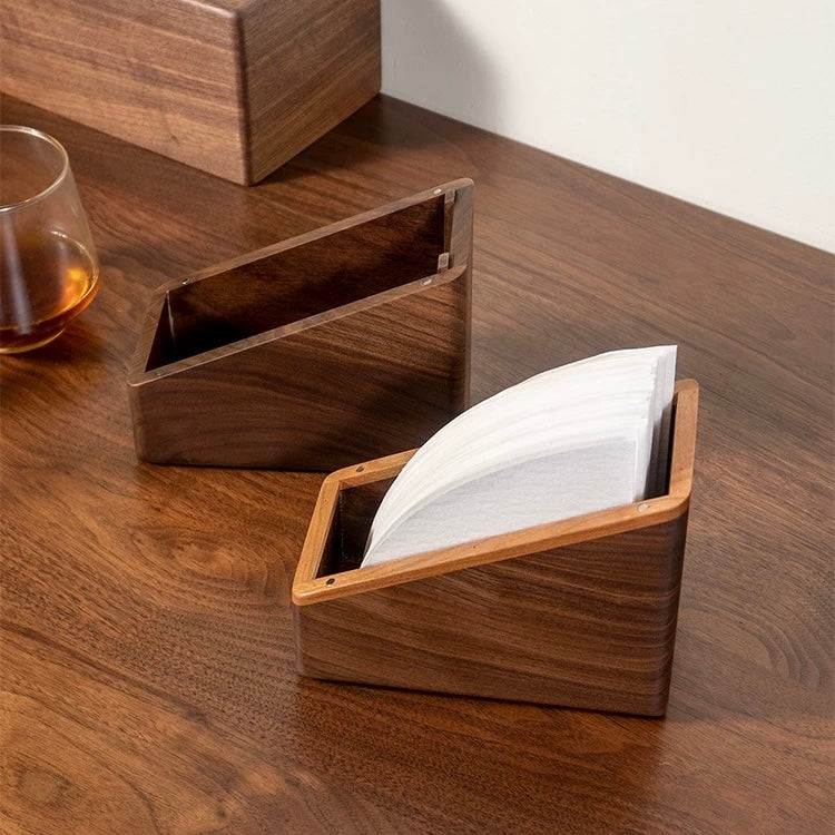 Coffivine Minimalist Walnut V60 Pour-Over Coffee Filter Holder